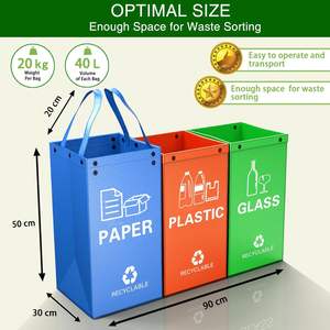 قابل للطي في مخزن المطبخ الخارجي ، معدات التخييم ، فرز القمامة المحمولة ، قابلة للطي - Product Image 5