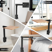 Pieds de table amovibles rotatifs pour outils de véhicule de yacht de camping-car avec cadre de table extractible