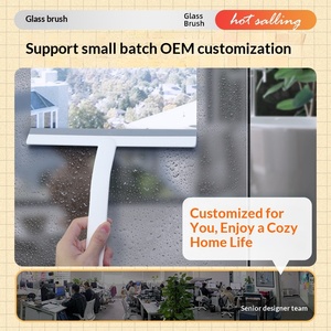 EVEFU Waterproof Glass Scraper & Window Squeegee with Soft Rubber and Plastic Handle for Bathroom Floors Car - Product Image 2