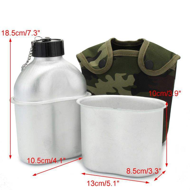 Large mouth kettle + lunch box + cloth bag -0.9L