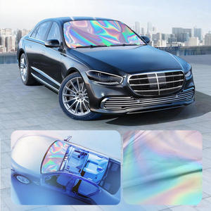 Premium pieghevole parasole auto isolamento termico finestra anteriore e protezione UV parabrezza scudo solare per una protezione solare ottimale - Product Image 3