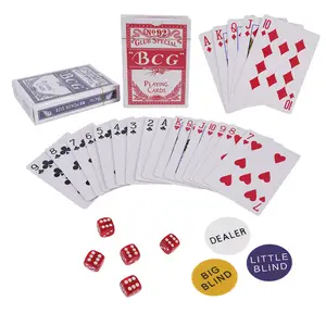 Mesa de poker 500pcs Dice 11.5g de Poker Chip Set / 14g Chip do Poker da Argila