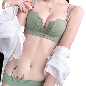 High Quality Air Permeable Comfortable Girls Fancy Style <strong>Bras</strong> <strong>and</strong> <strong>Panty</strong> Girls <strong>Pics</strong> Breathable Sustainable for Women - Product Image 1