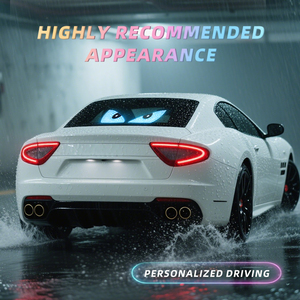 Panneau Diable Yeux Lumière <span class=keywords><strong>Clignotant</strong></span> LED Décoration Lumière LED Feux de Signalisation Voiture Pare-Brise Lueur Flexible LED pour Voiture Pare-Brise USB - Product Image 3