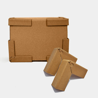 Boîte de papier Kraft en carton en forme de V de haute qualité Boîte Kraft en papier d'art en Carton en forme de V de sécurité et utile pour l'emballage Coin coupé