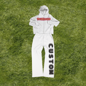 Conjunto de Sudadera con capucha y cremallera informal de invierno transpirable para hombre y pantalones de entrenamiento de talla grande - Product Image 3