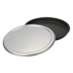Bandeja para hornear pizza de plato hondo de aluminio con tapa/sartén redonda Pizza con tapa - Product Image 3