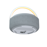 6-in-1 Smart Detection Universelle Kompatibilität BT-Lautsprecher mit kabellosem Ladegerät, Touch-Nachtlicht, Wecker, FM-Radio