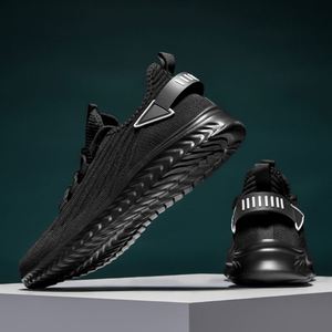Chaussures de marche pour hommes, style tendance, nouvelle collection, amorties, légères, respirantes, avec perforations en maille, fermeture à lacets - Product Image 4