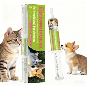 Complément Nutritionnel Biologique en Gel <span class=keywords><strong>pour</strong></span> Animaux de Compagnie, Pâte Hépatique <span class=keywords><strong>pour</strong></span> Chiens et Chats, Soutient la Santé du Foie et du Système Immunitaire, Absorption Rapide, 30ml - Product Image 1