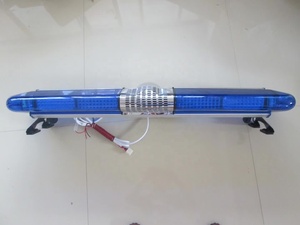 Barre lumineuse à LED pour ambulance avec sirène et haut-parleur barre lumineuse à LED avec sirène et klaxon barre lumineuse d'avertissement de véhicule d'urgence avec klaxon de sirène - Product Image 5