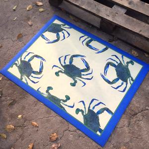 Tapis en feutre imprimé non tissé, tapis en caoutchouc granulaire recyclé à partir de miettes de pneus, tapis de porte - Product Image 3