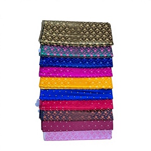 Banarasi Jacquard Semi Georgette Eco-Friendly Medium Weight Luxury <b>Bridal</b> Handwoven Festival Party Ethnic Saree - Product Image 1