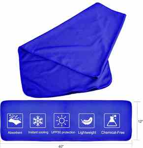 Customized Cold Magic Ice Sports Travel Outdoor Portable Cool Sweat <b>Towel</b> Instant <b>Microfiber</b> Cooling <b>Towel</b> - Product Image 3