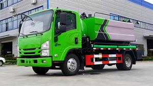 Camion de nettoyage d'égouts ISUZU sur mesure avec chauffage de réservoir d'eau et fonction de jet et d'aspiration combinées - Product Image 6