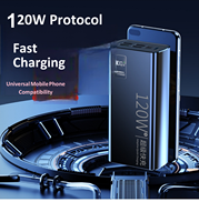 Power Bank Bersertifikasi 3C 120W Pengisian Daya Super Cepat Output Tipe-C Kapasitas Besar 30000mAh Layar Digital untuk Berkemah Dapat Disesuaikan