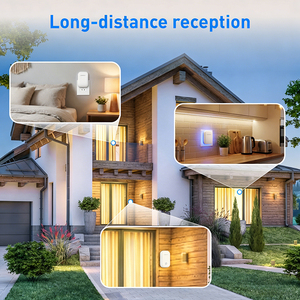 Timbre de timbre inalámbrico autoalimentado de Daytech, timbre de <span class=keywords><strong>puerta</strong></span> fuerte portátil con función impermeable para uso familiar, fácil instalación - Product Image 4