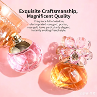 Parfum populaire pour femmes étudiantes, écologique, luxueux, taille standard, vaporisateur longue durée, parfum floral léger, senteur Crystal Daisy