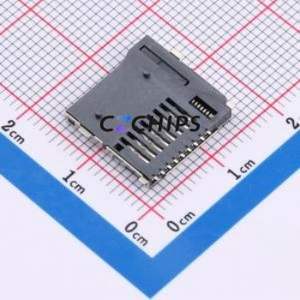 HX TF-01A SD Card / Memory Card Connector SMD Connector Self-Return Type Card Holder - Product Image 2