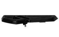 Repose-pieds de conducteur en aluminium noir brillant, remplacement pour Street Road Glide 2000-2023 Softail 1986-2017
