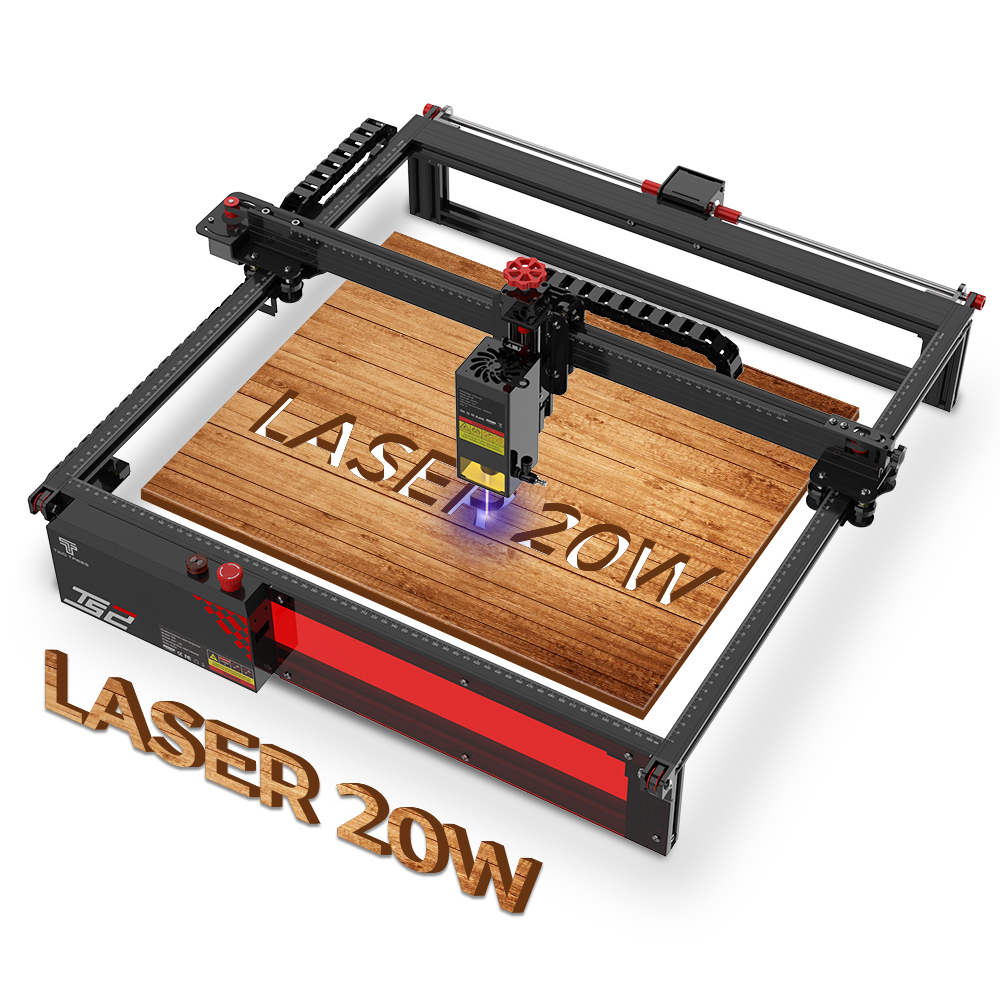 TWOTREES TS2 20 ватт Автофокус 3d маленький diy стекло лазерная гравировка машина для резки металла кожа ювелирные изделия стекло