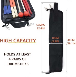 Estuche para Baquetas con Múltiples Bolsillos, Gran Capacidad, Anti-caídas, Profesional, Muestra Gratis - Product Image 3