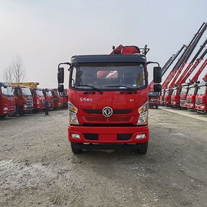 รถบรรทุกติดเครนพับได้ Dongfeng D1 4x2 8 ตัน พร้อมเครน Xinweili สำหรับขนย้ายวัสดุก่อสร้าง - Product Image 2