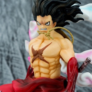 Vente en gros 33cm Anime Action Figure One Pieces Wonokuni Monkey D. <span class=keywords><strong>Luffy</strong></span> Gear Quatrième Homme Serpent Figurines - Product Image 4