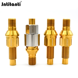 Jntitanti Gr.5 Ti-6Al-4V Écrous de roue en alliage M12x1.5x75mm, conversion de boulons hauts en écrous antivol en titane Gr.5 M12x1.5x27mm - Product Image 3