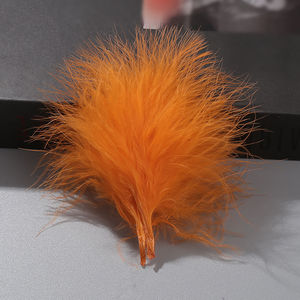 Plumes naturelles en gros, plumes de marabout de dinde pour la fabrication de bijoux, boucles d'oreilles, colliers et pinces à cheveux - Product Image 1