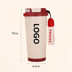 Bouteille d'eau personnalisée de 500 ml, gobelet isotherme en acier inoxydable, tasse écologique pour filles avec couvercle rabattable - Product Image 2