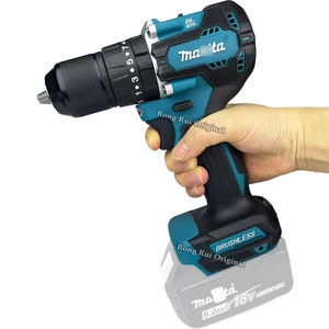 Mak 3-Funktionen Akku-Schlagbohrmaschine 18V 40N.m Einstellbares Drehmoment Elektroschrauber Hammer Bürstenlos 1/2 Zoll Bohrfutter Variable Geschwindigkeit - Product Image 1