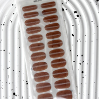 Winsome Beauty Autocollants pour ongles en gel UV 2D écologiques longue durée, semi-durcis, pour manucure