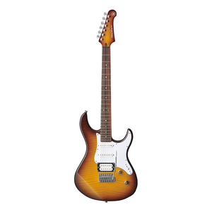<span class=keywords><strong>Guitare</strong></span> électrique <span class=keywords><strong>Yamaha</strong></span> Pacifica Series PAC212VFM Tobacco Brown Sunburst Finition translucide - Product Image 5