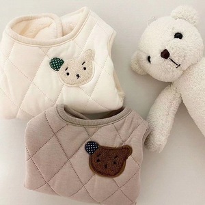 Chaleco para mascotas con estampado de animales, abrigo de invierno de poliéster beige para perros pequeños y gatos - Product Image 3