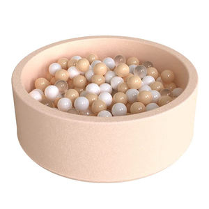 Jeu d'intérieur et d'extérieur pour bébé, rond mousse douce pour enfants, fosse à balles mignonne <span class=keywords><strong>rose</strong></span> blanc bleu, <span class=keywords><strong>piscine</strong></span> à balles souples pour tout-petits - Product Image 6