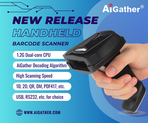 AiGather High-<span class=keywords><strong>Speed</strong></span> 2D QR DM Code Wired Handheld Barcode Scanner New Release Used Wired Scanner - Product Image 6