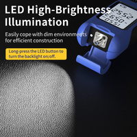 HENGXIAN/OEM W2S Mini Fuente de Luz de Fibra Óptica Estabilizada de Doble Longitud de Onda 1310/1550nm Conectores SC/FC/ST Recargable Tipo-C