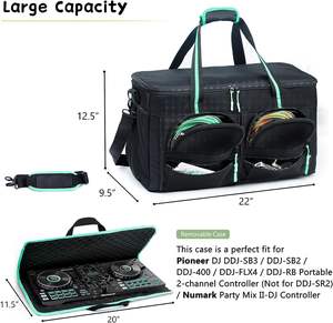 Échantillon Gratuit : Sac Organisateur de Câbles Électroniques en Toile de Voyage, Fermeture Éclair, Étanche, Anti-Rayures, Léger, Grande Capacité - Product Image 6