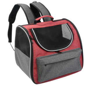 Atmungsaktiver Netz-Haustier-Rucksack für Katzen & Kleine Hunde, Faltbarer Outdoor-Reise-Haustier-Rucksack mit Aufbewahrungstasche - Product Image 1