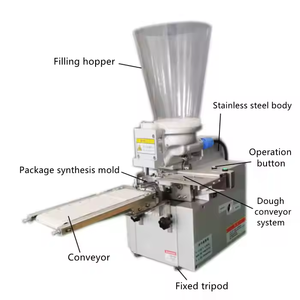 Electric <b>Dumpling</b> Maker Motor Powered Curry Puff Pierogie Folding Japanese Gyoza <b>Machine</b> 30 Pcs/Min Food Grade Stainless Steel - Product Image 5