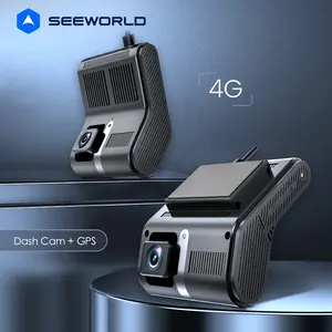 Seeworld กล้องติดรถยนต์กระจกหน้าและภายใน V7กล้องติดรถยนต์เลนส์คู่พร้อมระบบ GPS