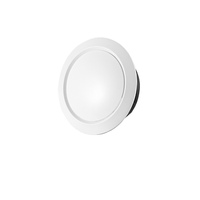 Diffuseur d'air rond en aluminium, grille murale à 220 degrés, buse de Jet, accessoire pour la construction de bureau
