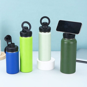Custom logo 25oz 32oz Sport Portable Double Wall 1L <b>Flasks</b> magsafe Water <b>Bottle</b> Thermos Magnetic Phone Holder Lids Wholesale - Product Image 5