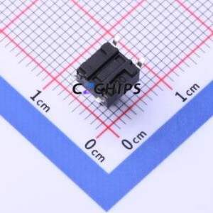 TD-1101SR-8.0H-160 Tactile Switch SMD,6x6mm Switch Single Pole Single Throw Round Button 1.6N Vertical Mount - Product Image 2