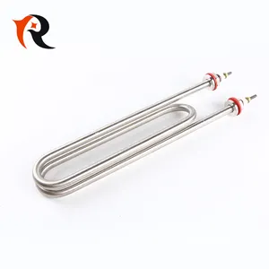 Tubular Electric Heater Xinrong Stainless Steel Electric Resistance Tubular Rod Immersion Heater 4000w For Water Or Oil Heating