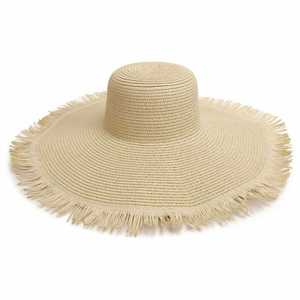 Sombrero Casual de Verano para Exteriores y Playa con Borde Irregular, Ala Ancha, Visera Lisa, Bordado 3D de Papel, Ideal para Pesca y Viajes, Venta al por Mayor - Product Image 3