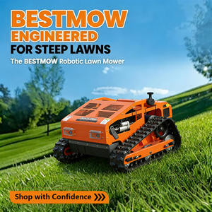 <span class=keywords><strong>Robot</strong></span> tondeuse intelligent à commande à distance, certifié CE, nouvelle conception, largeur de coupe, conception sur chenilles, autopropulsé - Product Image 4