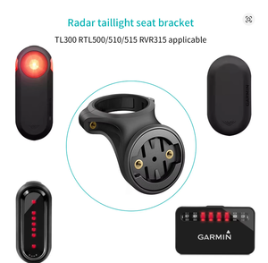 Soporte para Luz Trasera de Bicicleta, Soporte para Lámpara de Sillín, para Radar <span class=keywords><strong>Garmin</strong></span> Varia, Retrovisor RVR315 RTL510 515 500 - Product Image 4