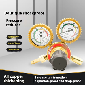 Manómetro de cobre para válvulas reductoras de presión de dióxido de carbono argón propano acetileno oxígeno - Product Image 2